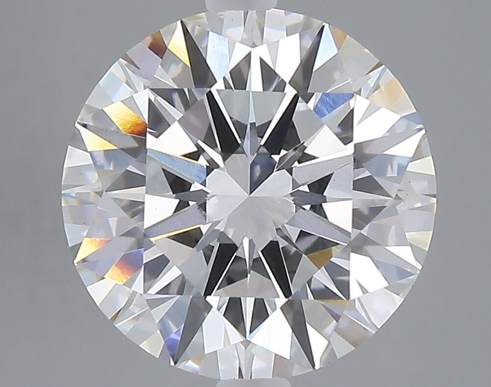 5.07 carat round lab grown diamond F color VS1 clarity