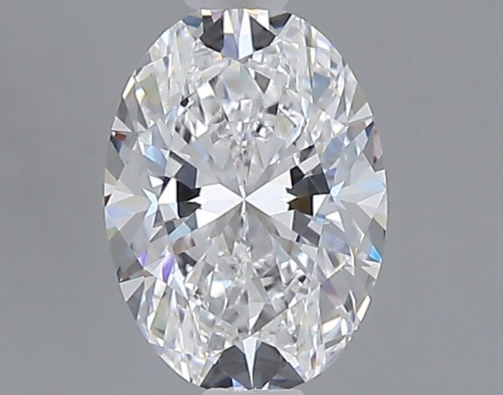 1.09 carat oval lab grown diamond D color VVS2 clarity