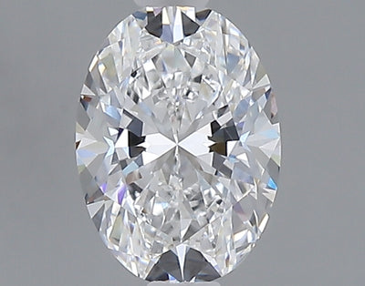 1.09 carat oval lab grown diamond D color VVS2 clarity