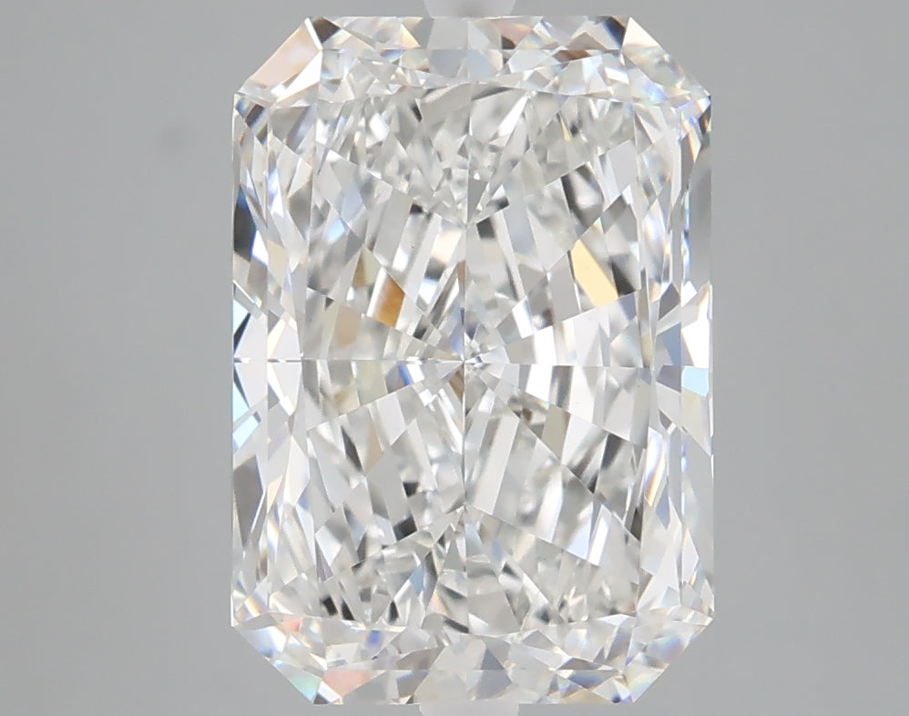 4.00 carat radiant lab grown diamond F color VVS2 clarity