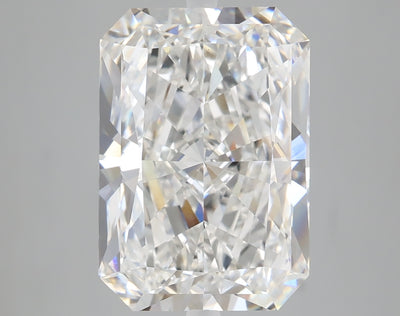 6.06 carat radiant lab grown diamond F color VS1 clarity