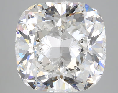 6.59 carat cushion lab grown diamond E color VVS2 clarity