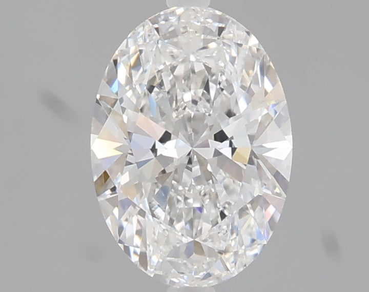 1.08 carat oval lab grown diamond D color VVS2 clarity