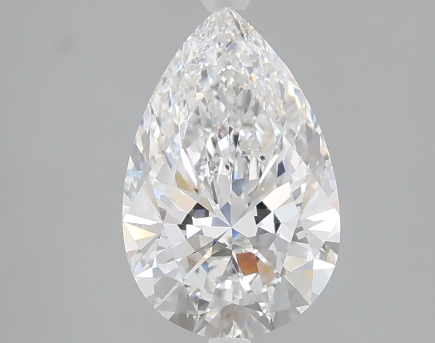 1.56 carat pear lab grown diamond D color VVS2 clarity