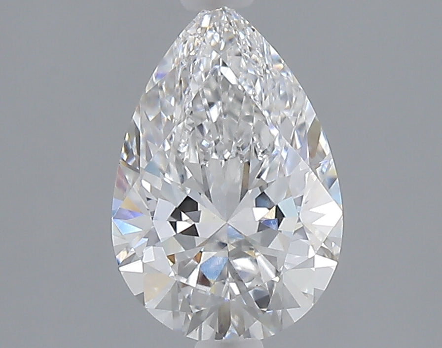 1.58 carat pear lab grown diamond D color VS1 clarity