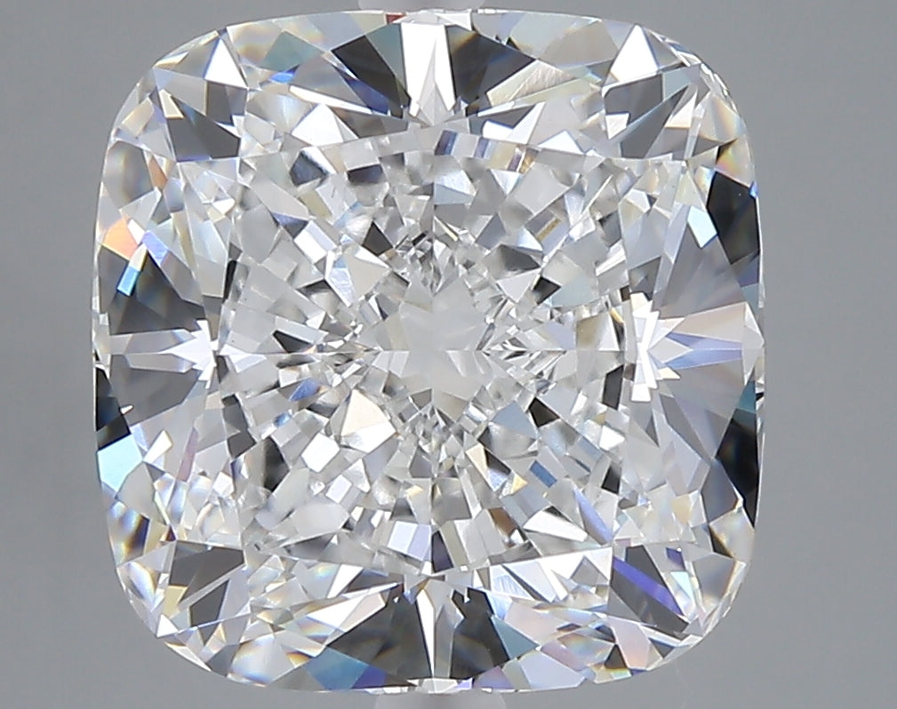7.28 carat cushion lab grown diamond E color VVS2 clarity