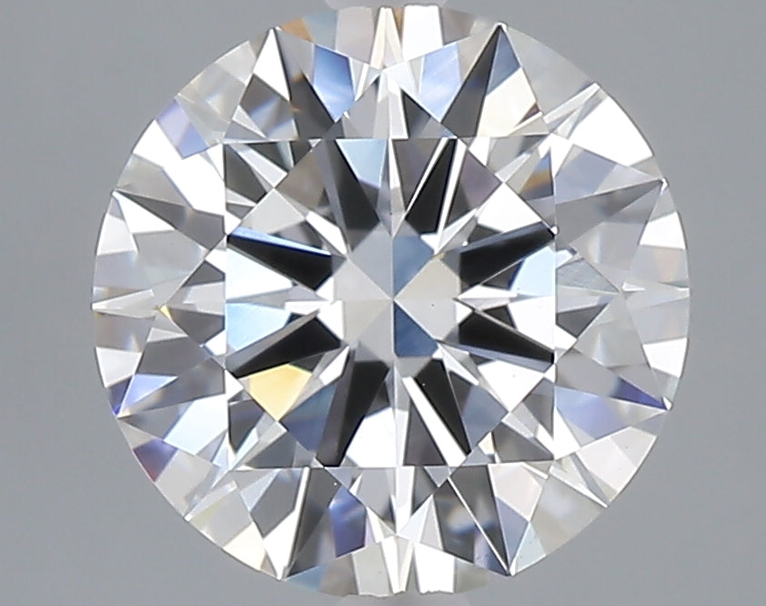 3.04 carat round lab grown diamond D color VVS2 clarity