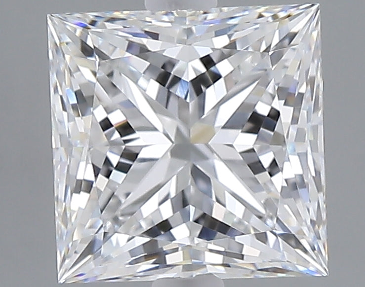 3.07 carat princess lab grown diamond D color VVS2 clarity