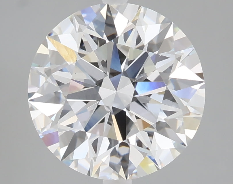 3.08 carat round lab grown diamond E color VS1 clarity