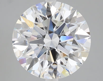 3.08 carat round lab grown diamond E color VS1 clarity