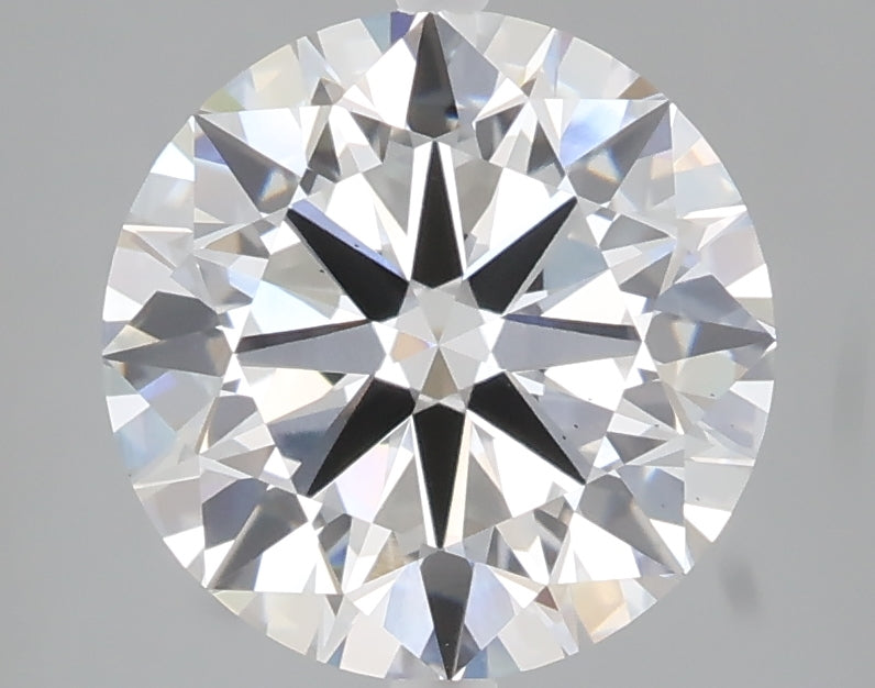 3.00 carat round lab grown diamond F color VS1 clarity