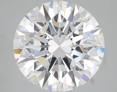 5.03 carat round lab grown diamond F color VVS2 clarity