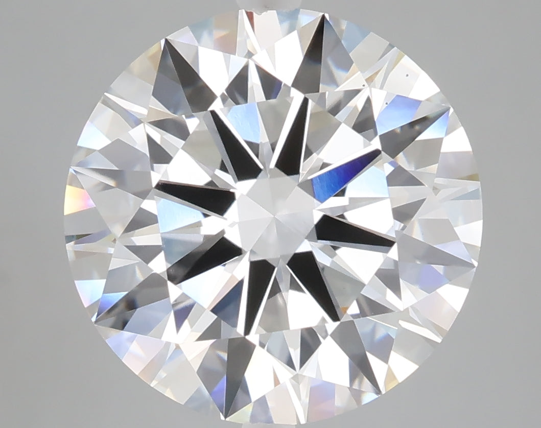 7.01 carat round lab grown diamond F color VS1 clarity