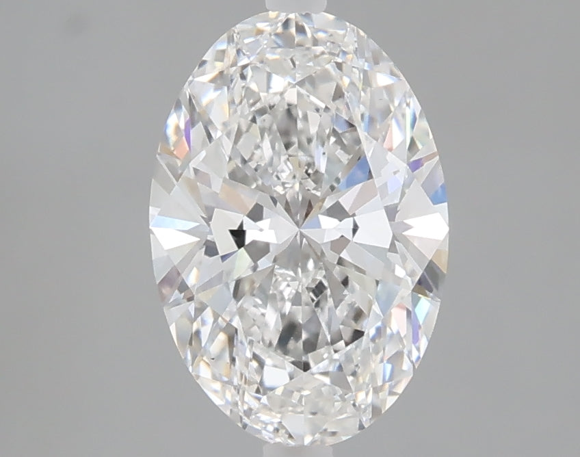 1.58 carat oval lab grown diamond D color VS1 clarity