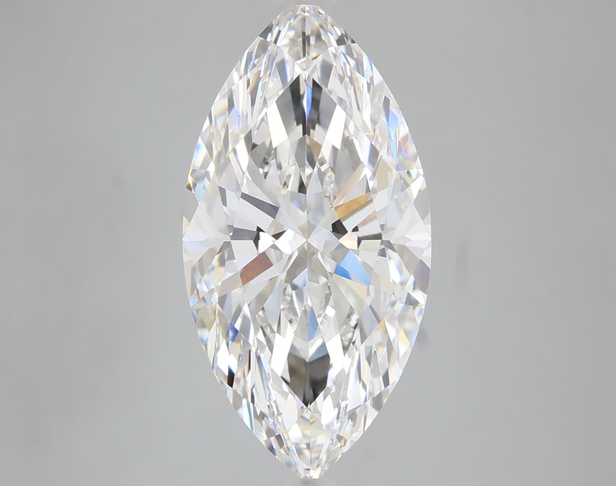 5.25 carat marquise lab grown diamond F color VS1 clarity