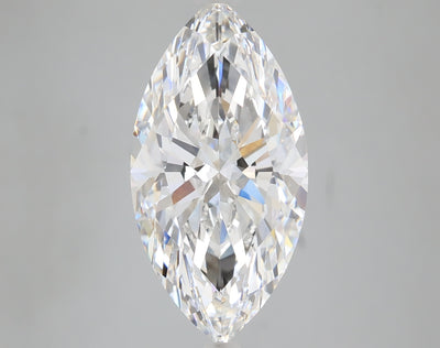 5.25 carat marquise lab grown diamond F color VS1 clarity