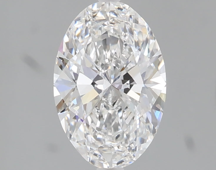 1.07 carat oval lab grown diamond D color VVS2 clarity
