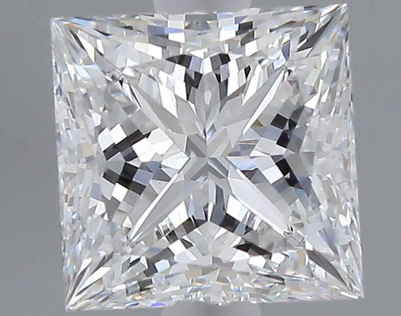 1.53 carat princess lab grown diamond E color VVS2 clarity