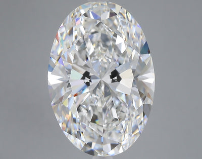 8.10 carat oval lab grown diamond F color VS1 clarity