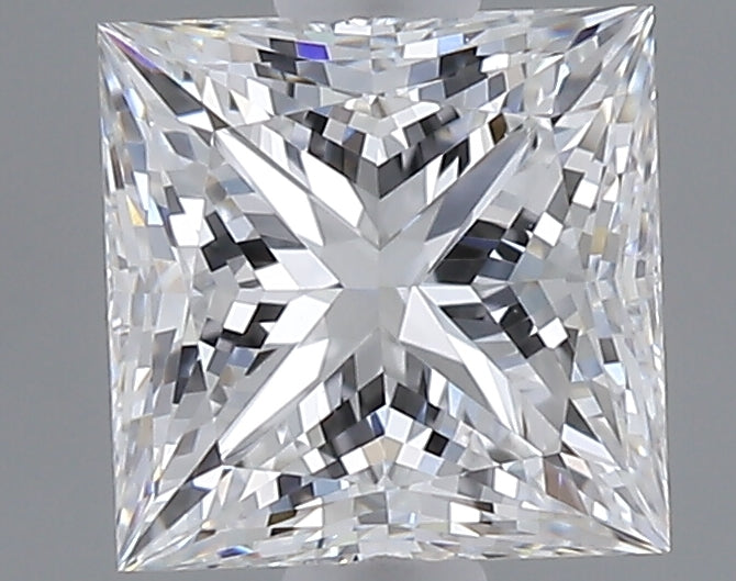 1.05 carat princess lab grown diamond D color VVS2 clarity