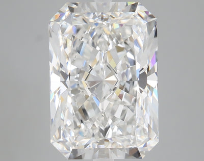 5.07 carat radiant lab grown diamond E color VVS2 clarity