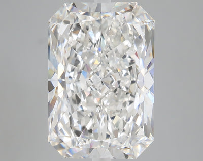 5.07 carat radiant lab grown diamond E color VS1 clarity