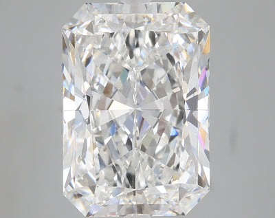 5.10 carat radiant lab grown diamond E color VVS2 clarity