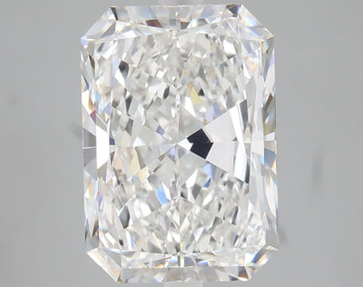 3.99 carat radiant lab grown diamond E color VVS2 clarity