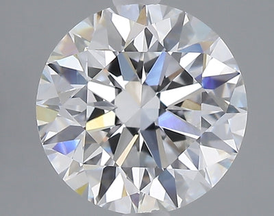 3.01 carat round lab grown diamond E color VVS2 clarity