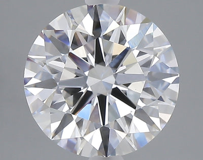 3.00 carat round lab grown diamond F color VVS1 clarity