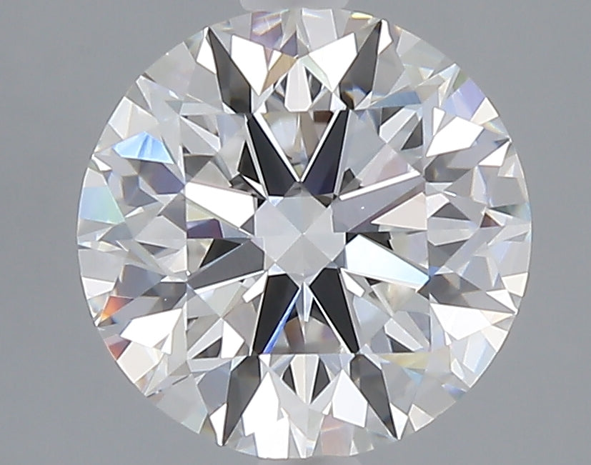 3.00 carat round lab grown diamond E color VVS2 clarity
