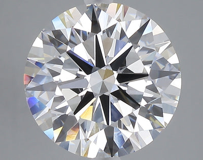 5.00 carat round lab grown diamond E color VS1 clarity