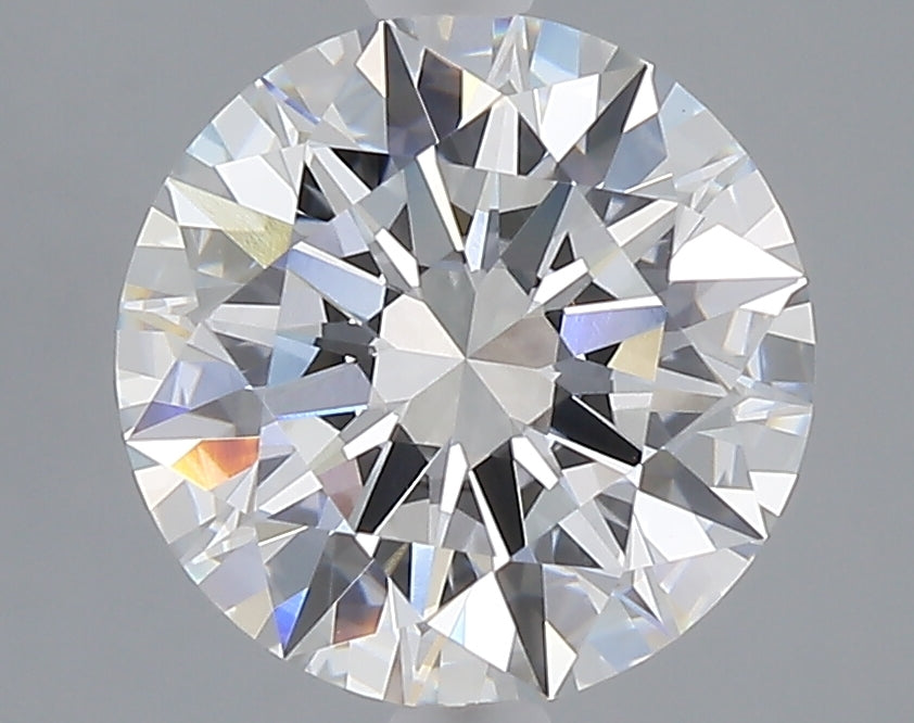 3.01 carat round lab grown diamond E color VVS2 clarity