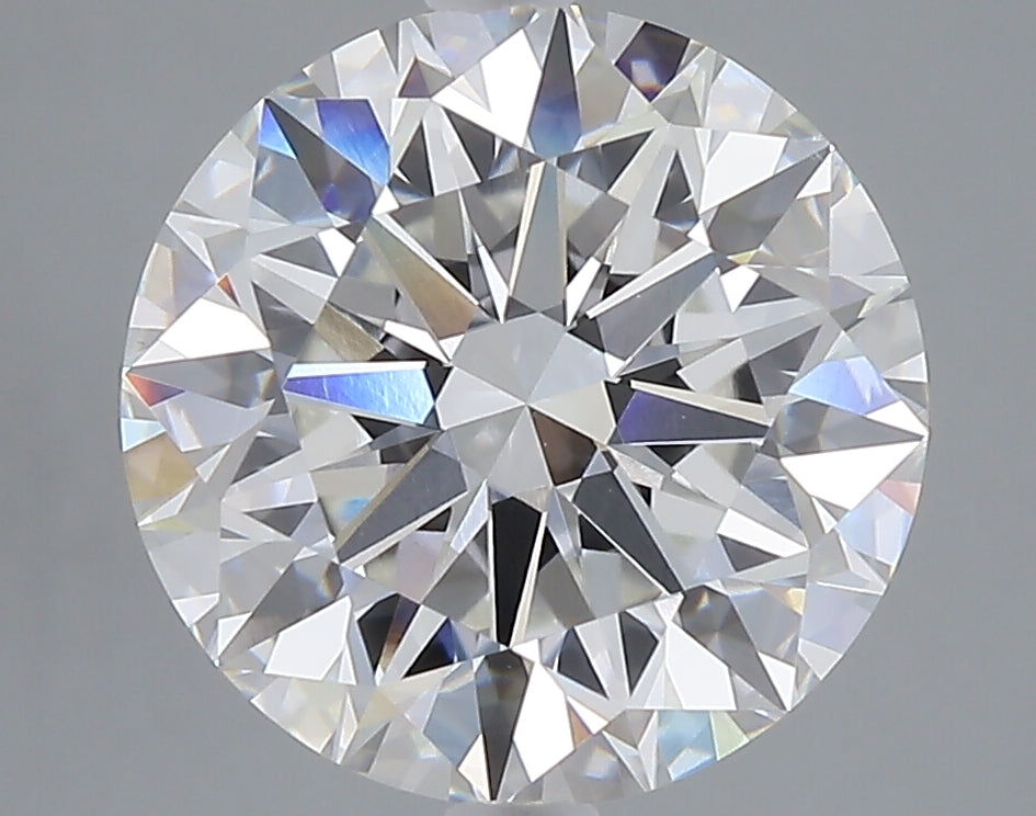 4.61 carat round lab grown diamond E color VS1 clarity