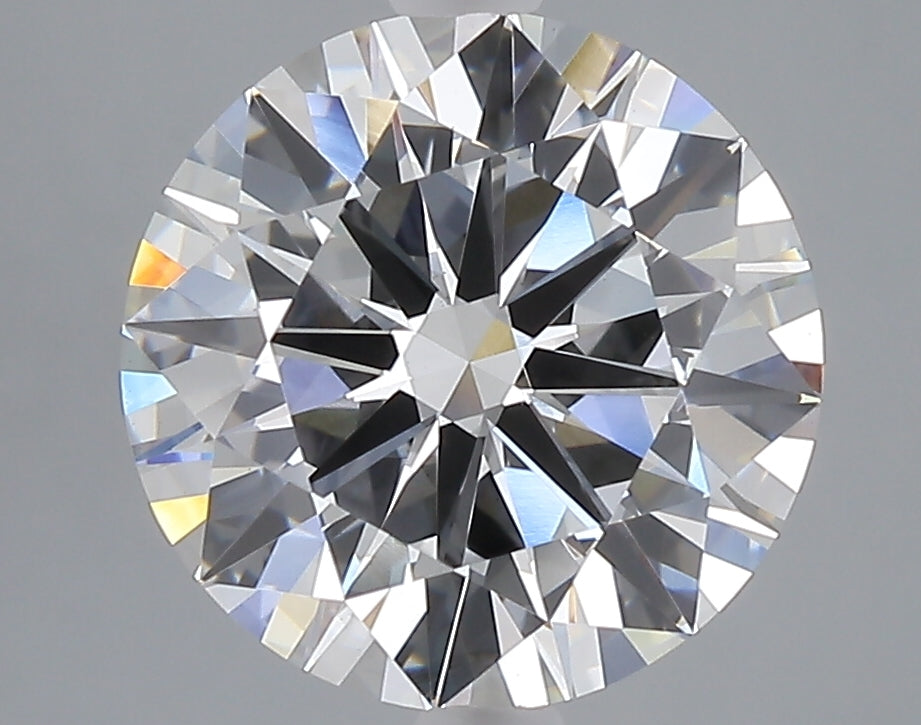3.84 carat round lab grown diamond F color VS1 clarity