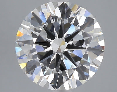 3.84 carat round lab grown diamond F color VS1 clarity