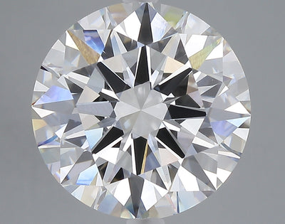 7.10 carat round lab grown diamond F color VS1 clarity