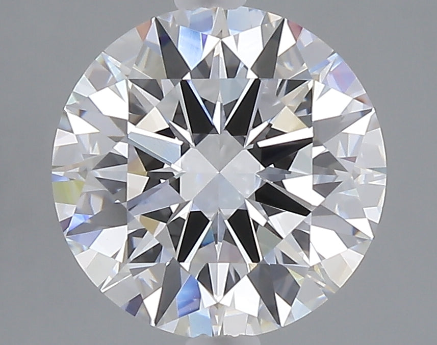 3.09 carat round lab grown diamond E color VVS2 clarity