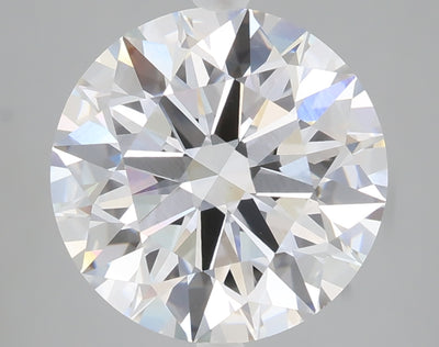 5.01 carat round lab grown diamond E color VS1 clarity