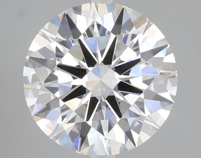 3.02 carat round lab grown diamond E color VS1 clarity
