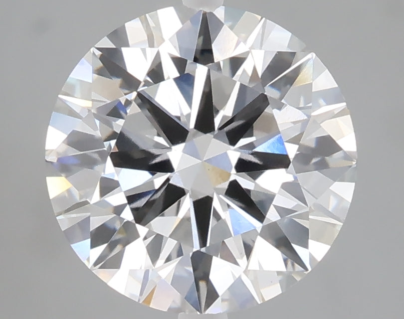 3.06 carat round lab grown diamond E color VS1 clarity