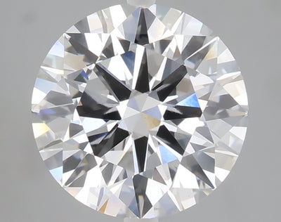 3.06 carat round lab grown diamond E color VS1 clarity