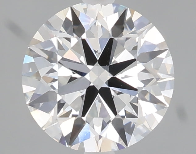 1.53 carat round lab grown diamond E color VVS2 clarity