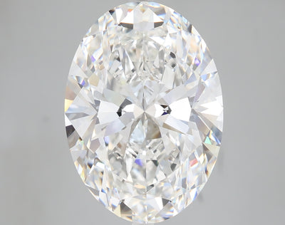 7.80 carat oval lab grown diamond E color VVS2 clarity