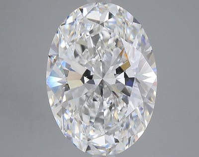5.08 carat oval lab grown diamond E color VS1 clarity