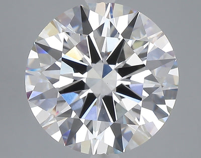 5.09 carat round lab grown diamond F color VS1 clarity