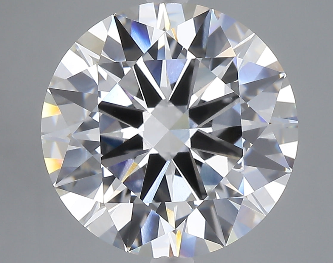 7.01 carat round lab grown diamond F color VS1 clarity
