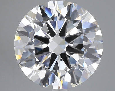 7.01 carat round lab grown diamond F color VS1 clarity