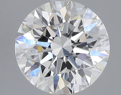 3.08 carat round lab grown diamond E color VS1 clarity