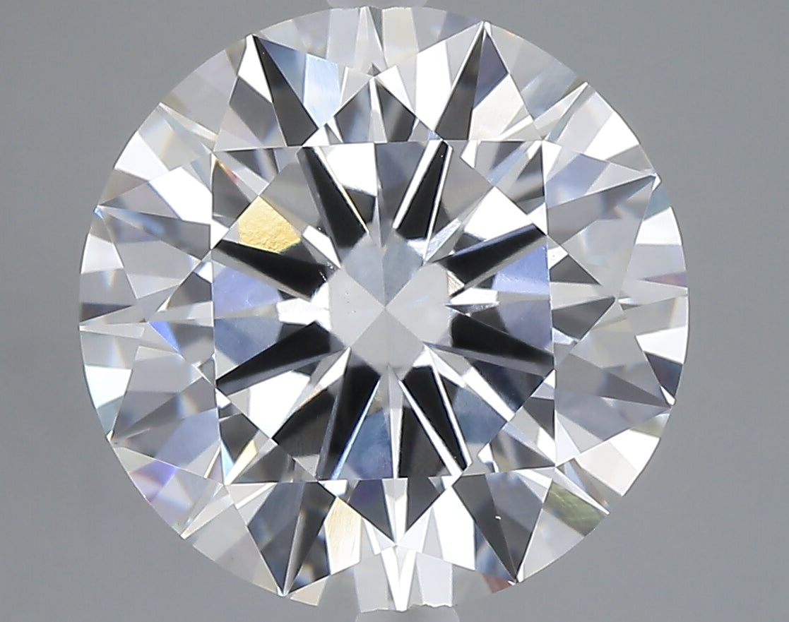 7.05 carat round lab grown diamond F color VVS2 clarity